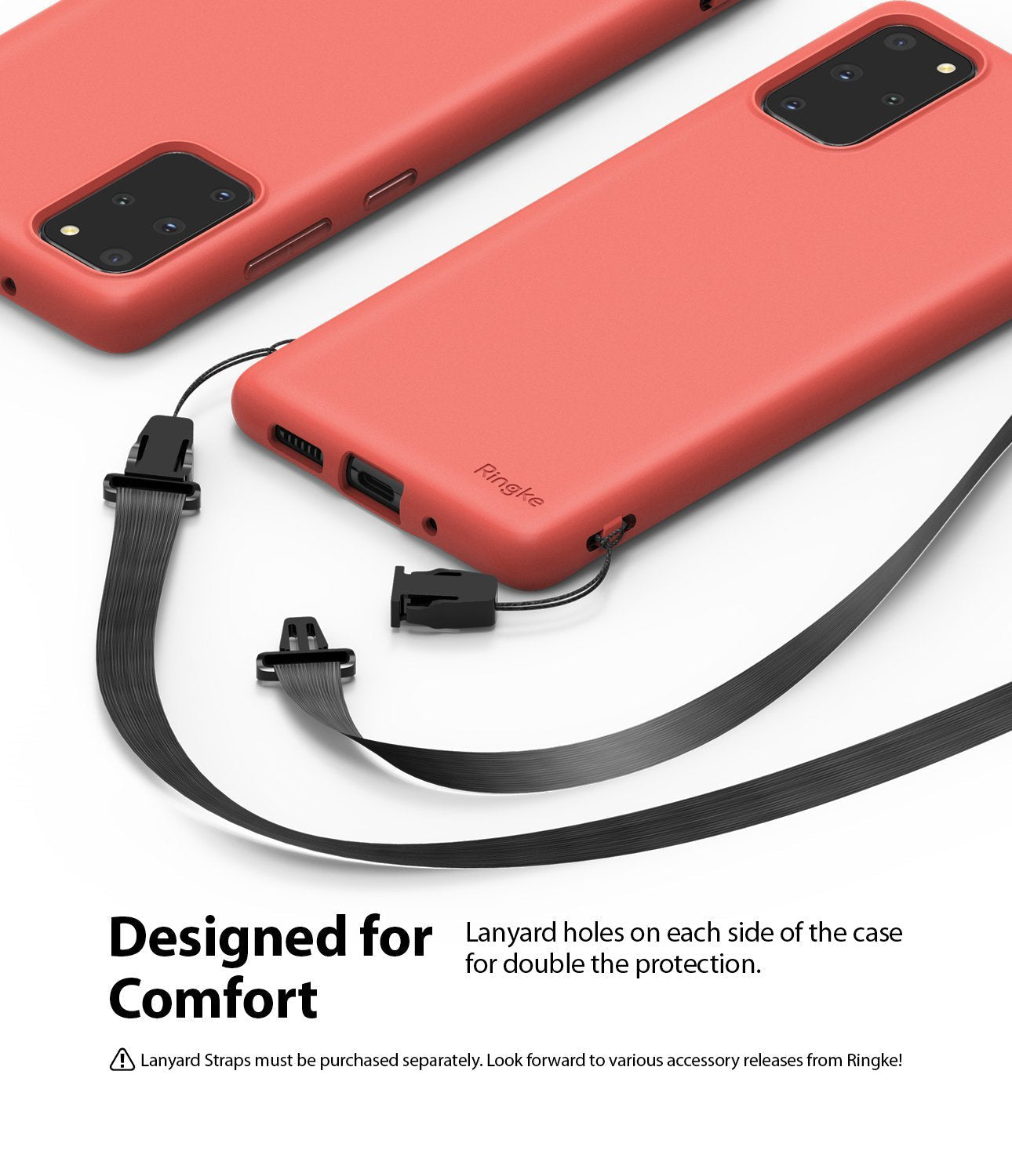 Galaxy S20 plus Case ringke Air-S, lanyard holes, designed for comfort