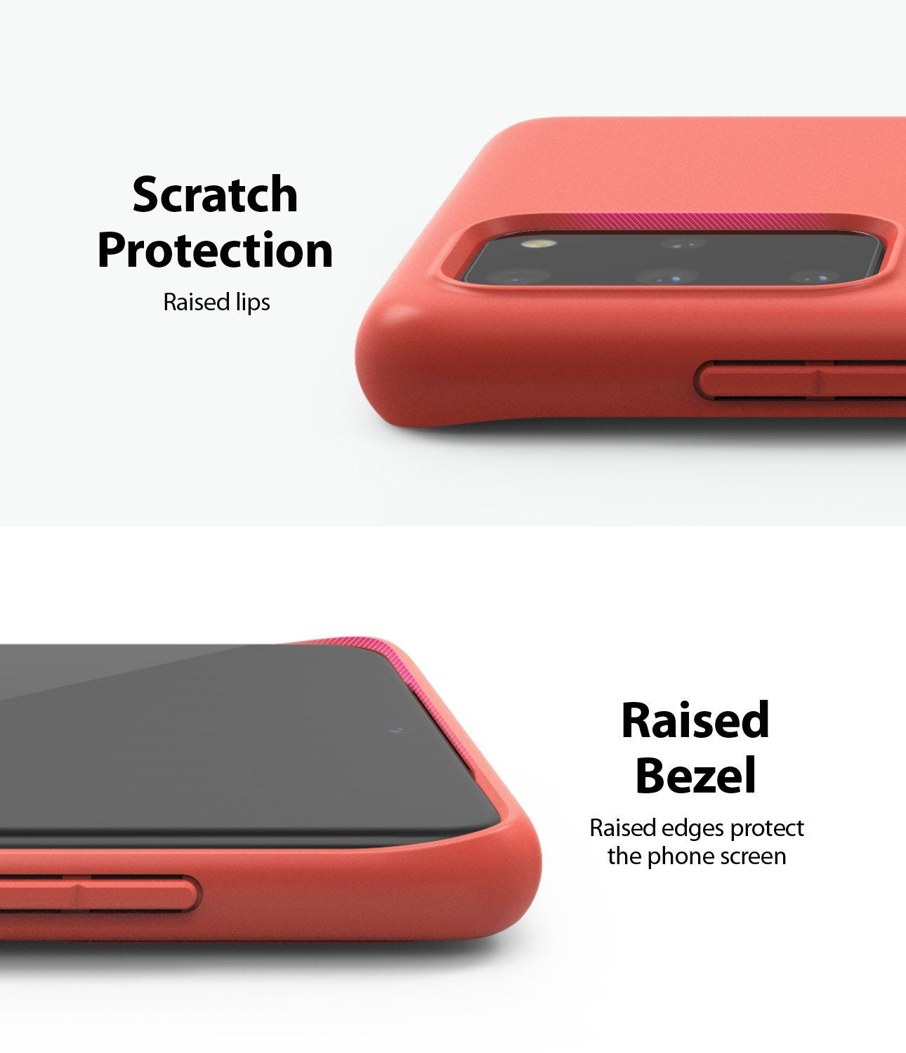 Galaxy S20 plus Case ringke Air-S, scratch protection, raised bezel