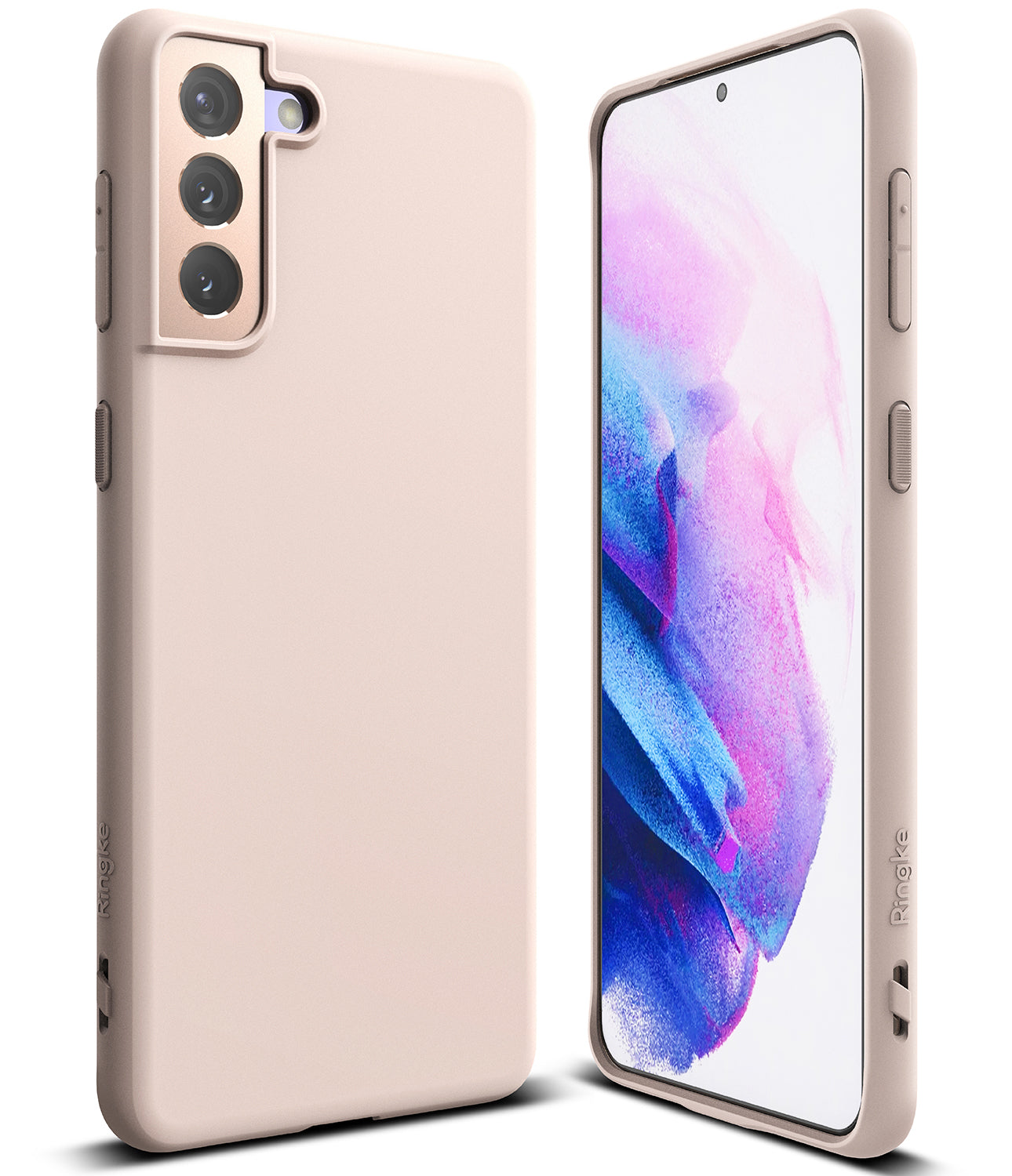 ringke air-s designed for samsung galaxy s21 plus - pink sand