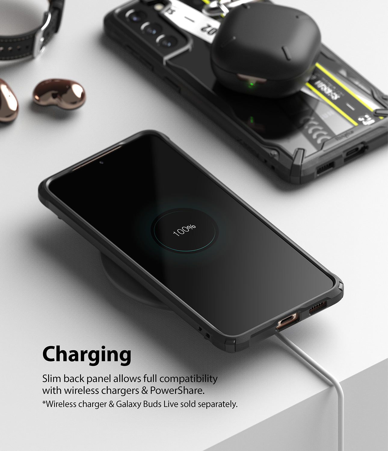 wireless charging and powershare compatible