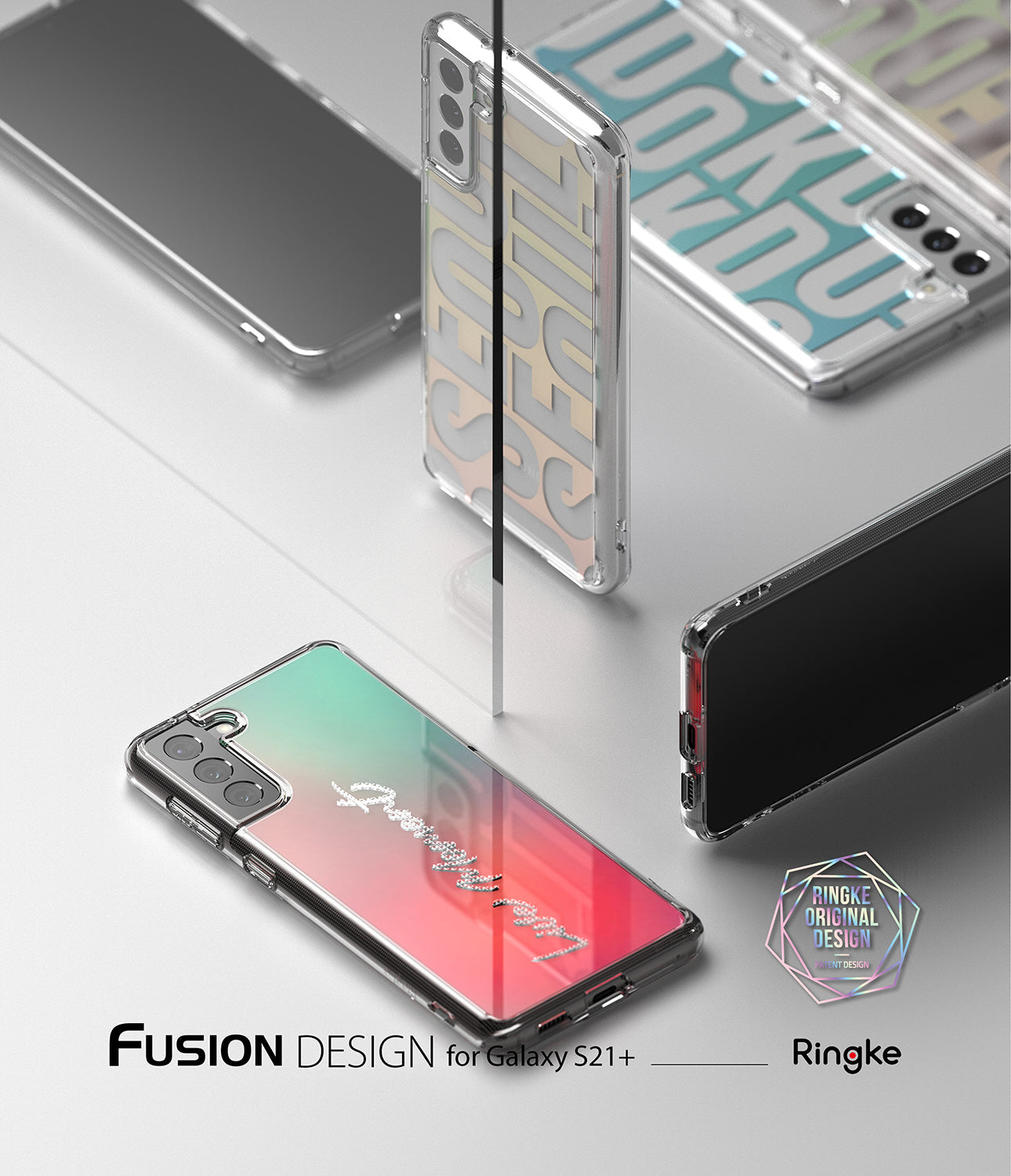 samsung galaxy s21 plus case - ringke fusion design