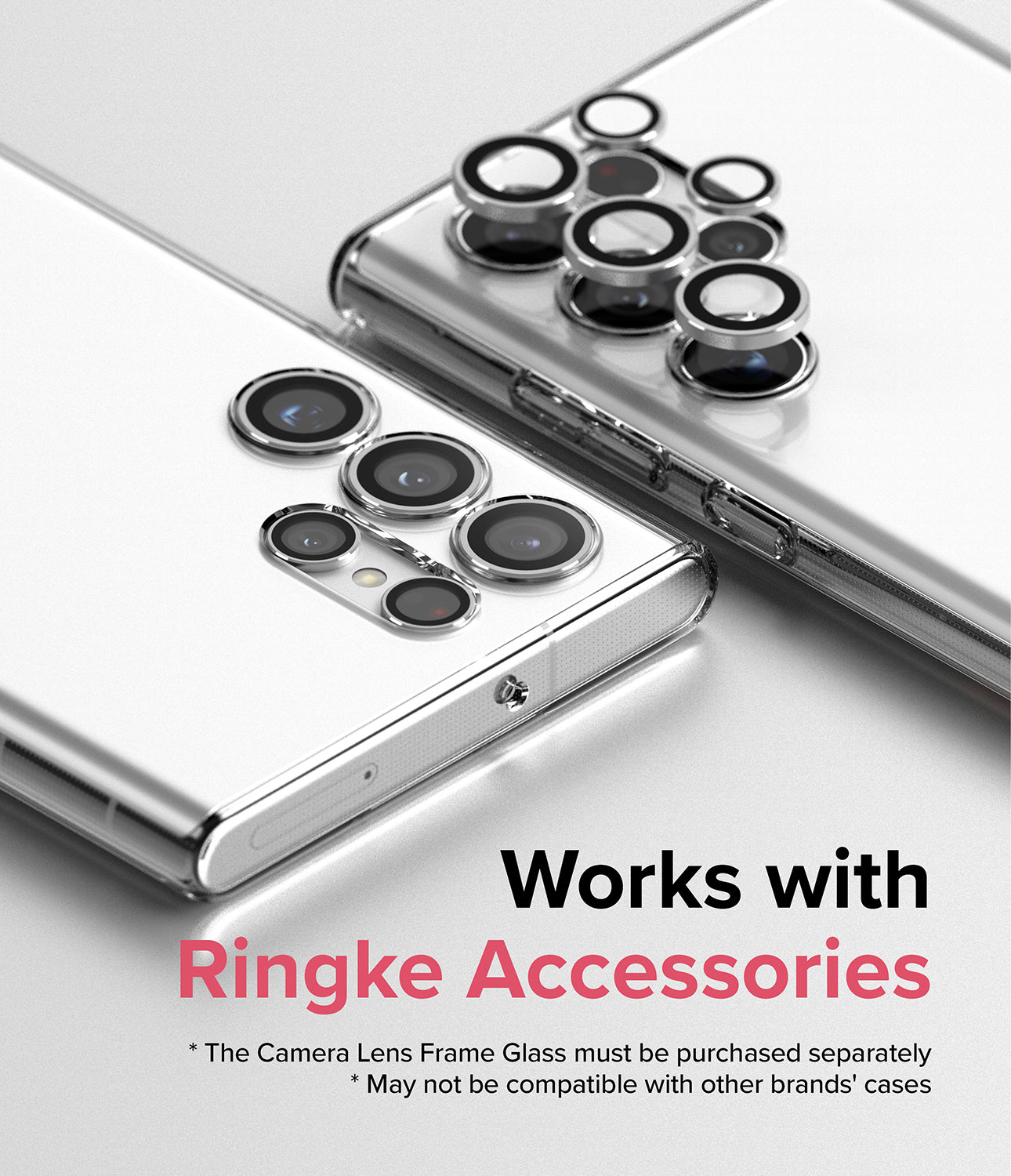 Galaxy S22 Ultra Case | Air - Clear - Works with Ringke Accessories.