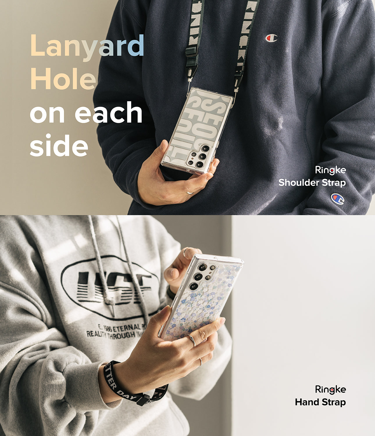 Galaxy S22 Ultra Case | Fusion Design - Seoul - Lanyard Hole on each side.