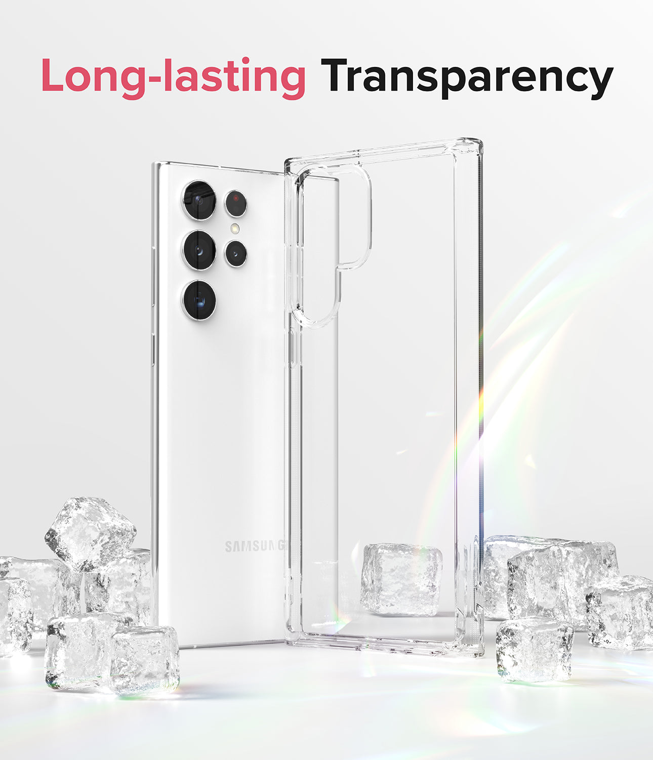 Galaxy S22 Ultra Case | Fusion - Clear - Long-lasting Transparency