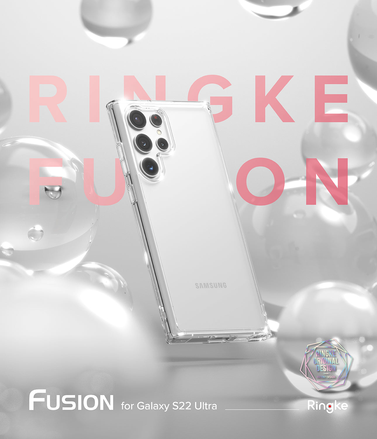 Galaxy S22 Ultra Case | Fusion - Clear - By Ringke