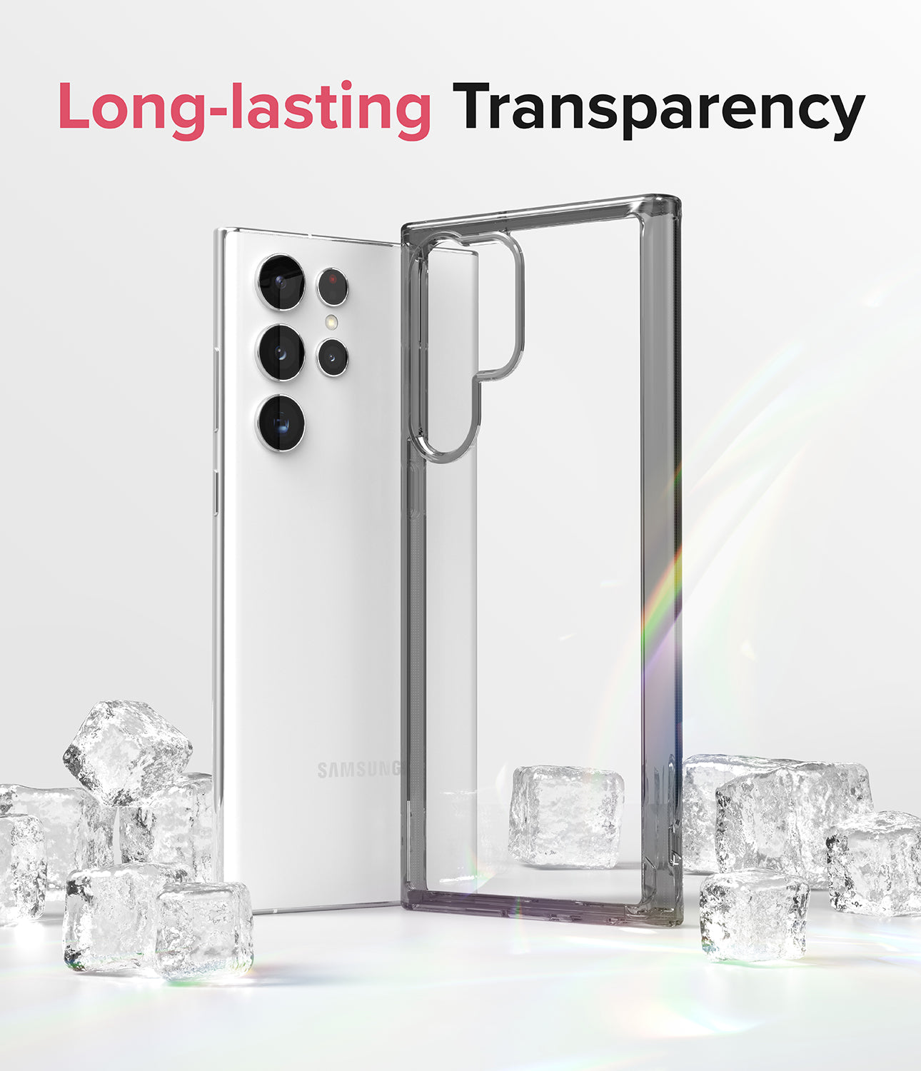 Galaxy S22 Ultra Case | Fusion - Ringke Official StoreGalaxy S22 Ultra Case | Fusion - Smoke Black - Long-Lasting Transparency