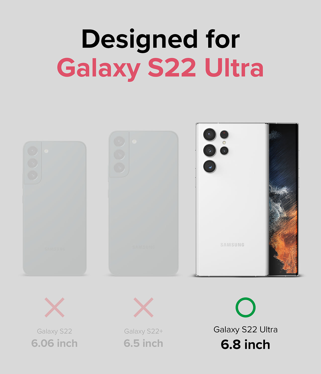 Galaxy S22 Ultra Case | Fusion-X - Camo Black - By Ringke - Designed for Galaxy S22 Ultra