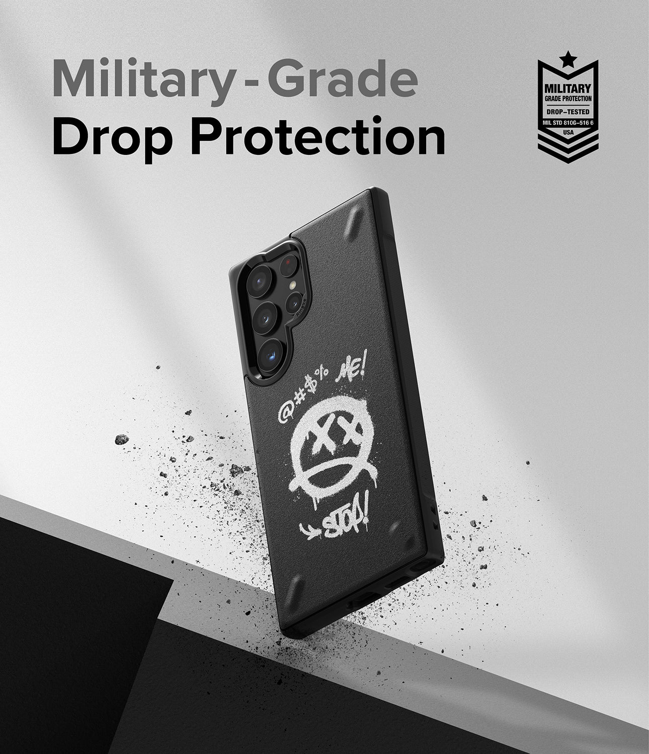 Galaxy S22 Ultra Case | Onyx Design - Graffiti - Military-Grade Drop Protection