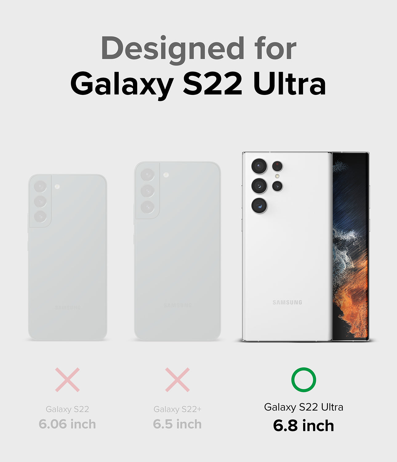 Galaxy S22 Ultra Case | Onyx Design - X - Designed for Galaxy S22 Ultra