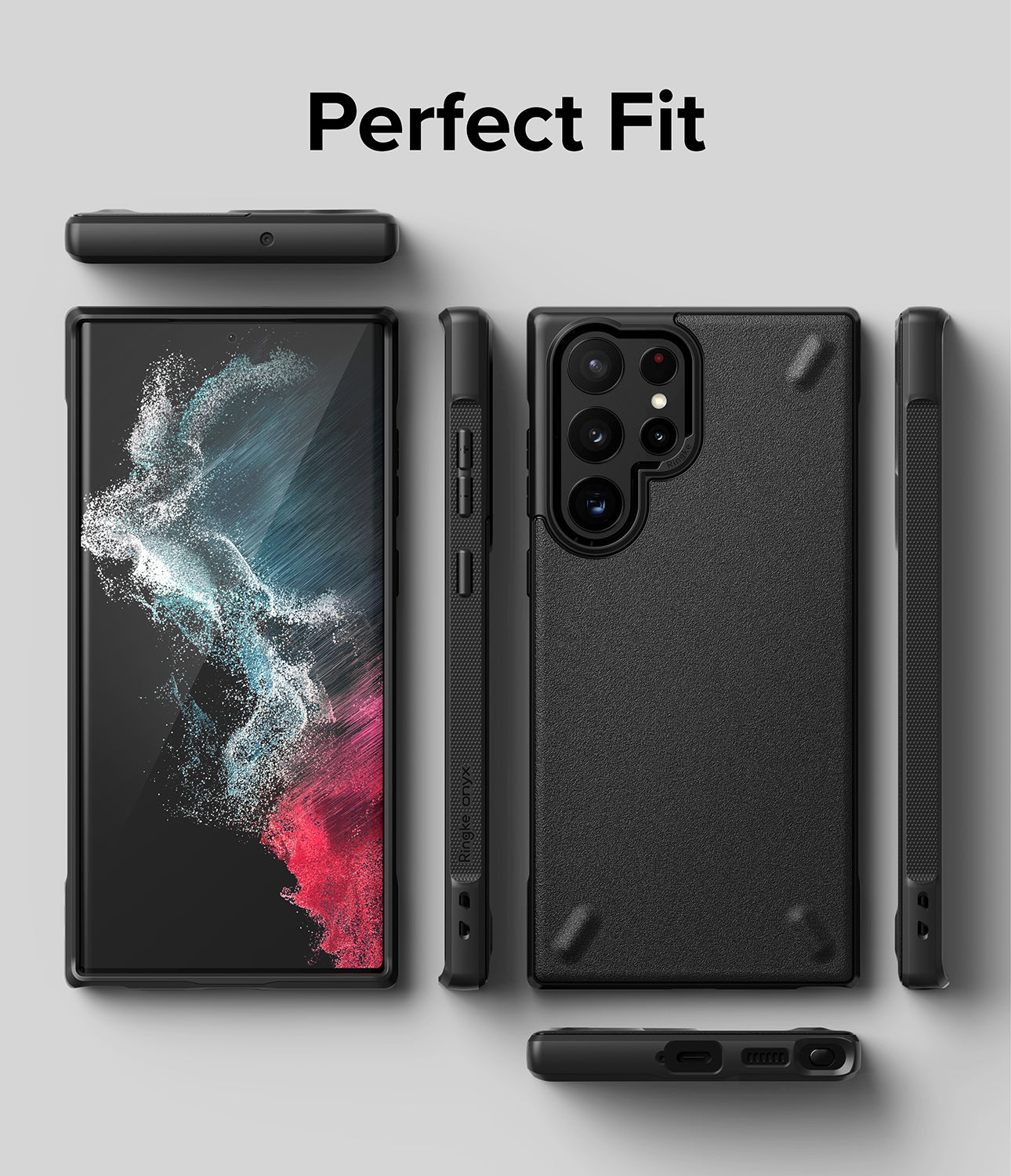 Galaxy S22 Ultra Case | Onyx - Black - Perfect Fit.