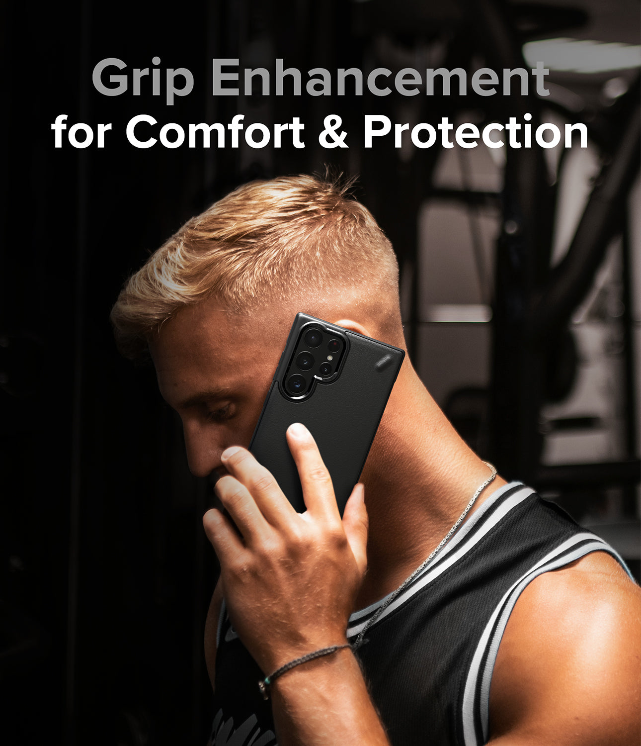 Galaxy S22 Ultra Case | Onyx - Black - Grip Enhancement for Comfort and Protection.