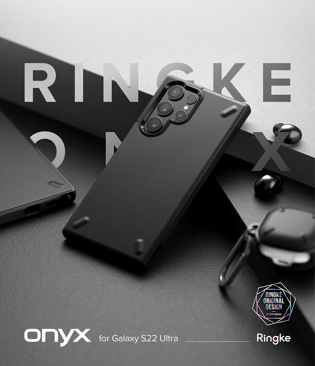 Galaxy S22 Ultra Case | Onyx - Black - By Ringke