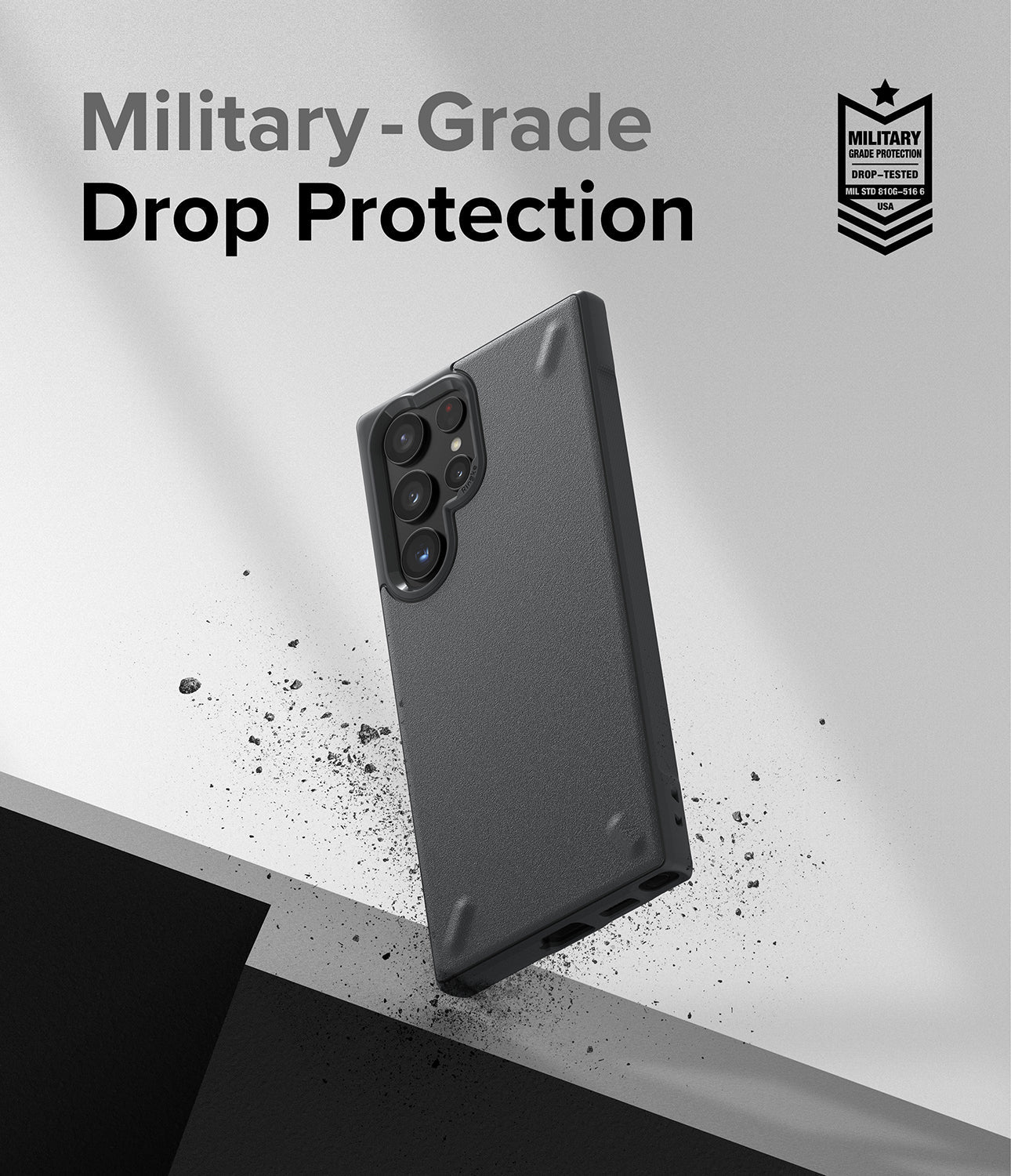 Galaxy S22 Ultra Case | Onyx - Dark Gray - Military-Grade Drop Protection.