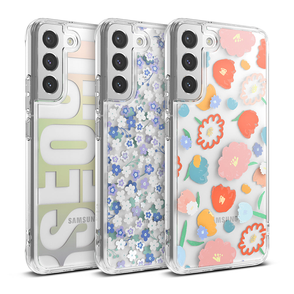 Galaxy S22 Case | Fusion Design | Floral, Wild Flowers, Seoul