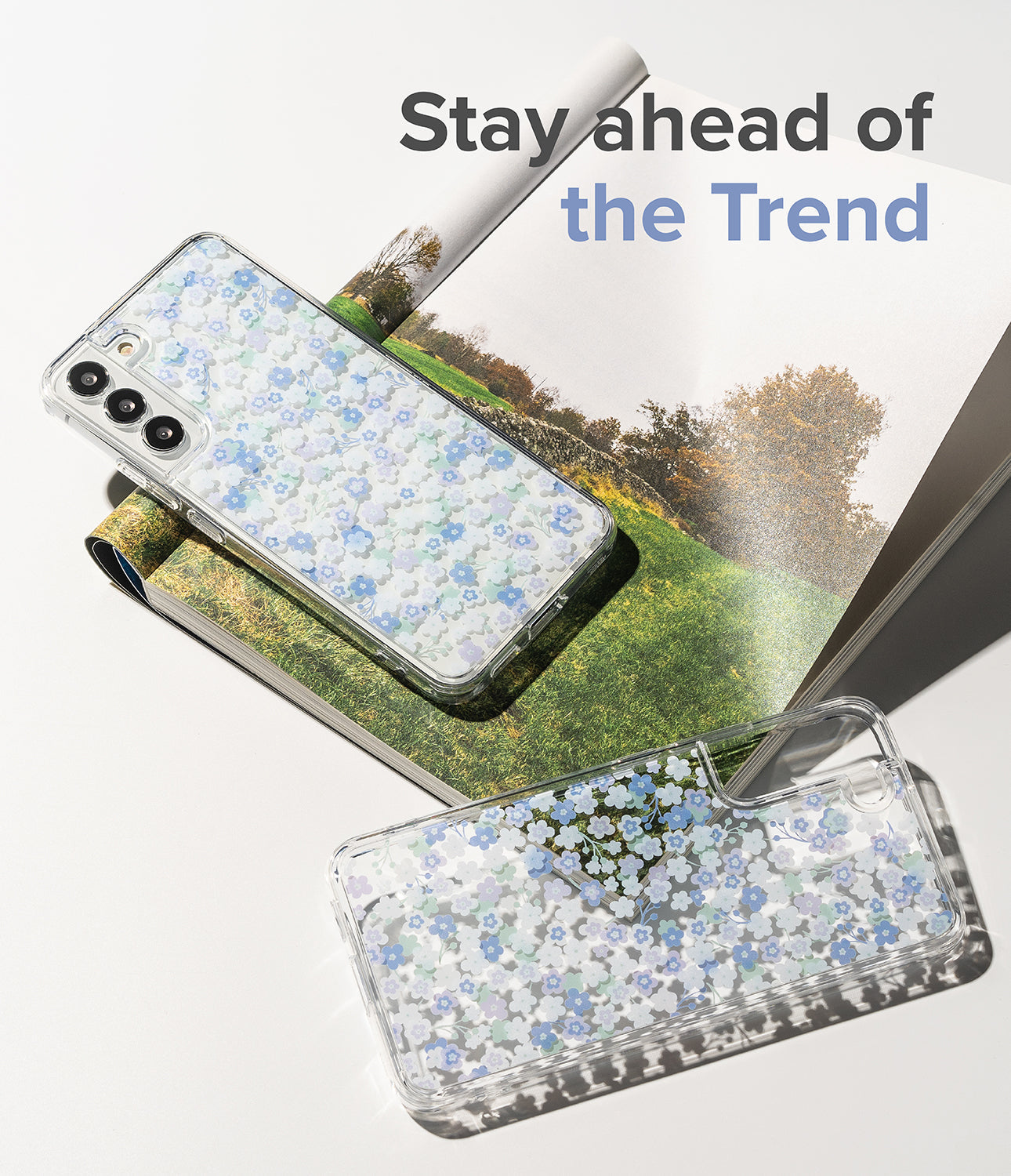 Galaxy S22 Plus Case | Fusion Design | Floral, Wild Flowers, Seoul
