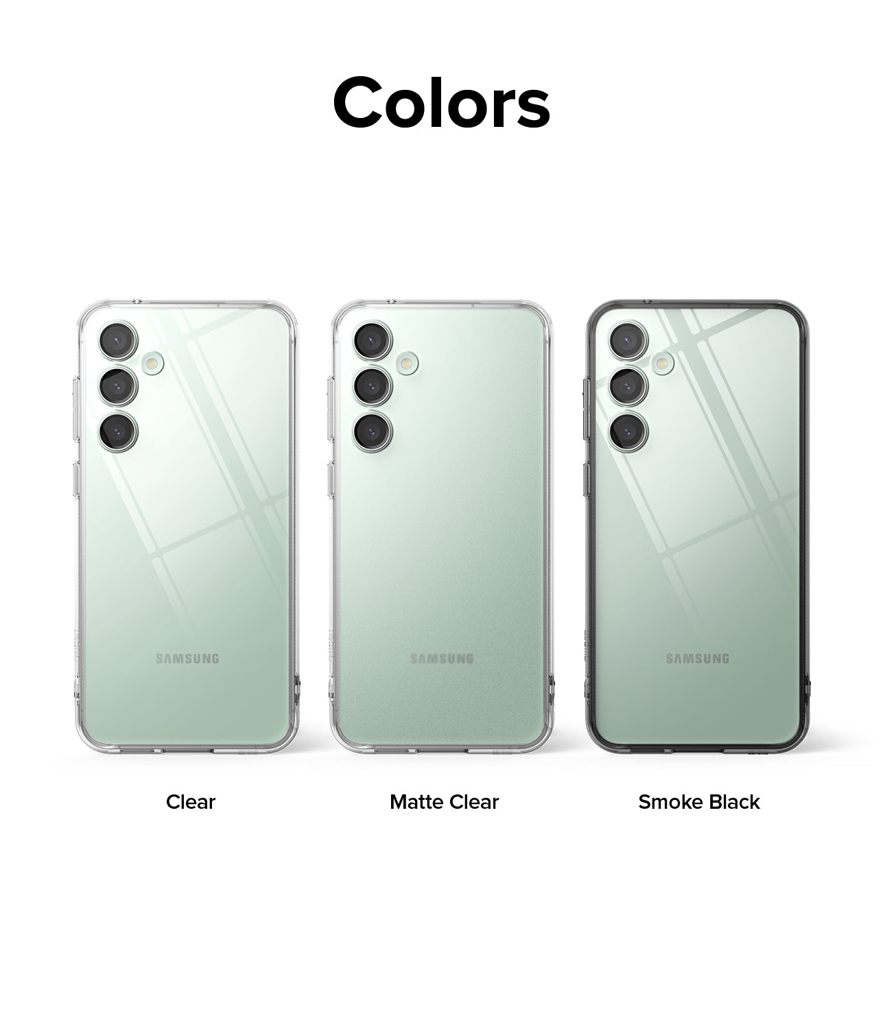 Galaxy S23 FE Case | Fusion-Matte Clear - Colors