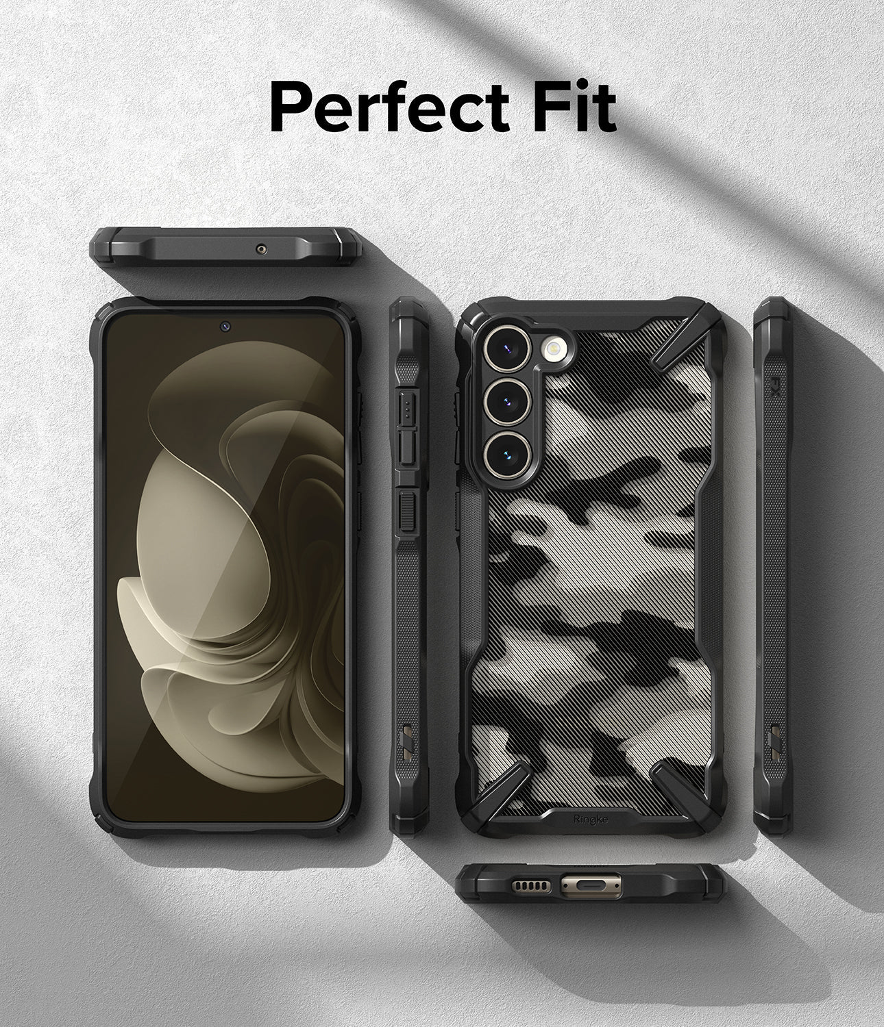 Galaxy S23 Plus Case | Fusion-X - Camo Black - Perfect Fit
