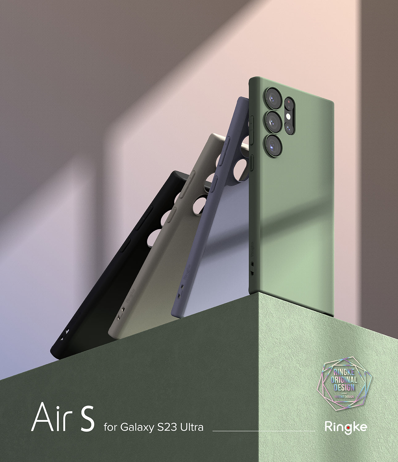 Galaxy S23 Ultra Case | Air-S Quite Green - By Ringke