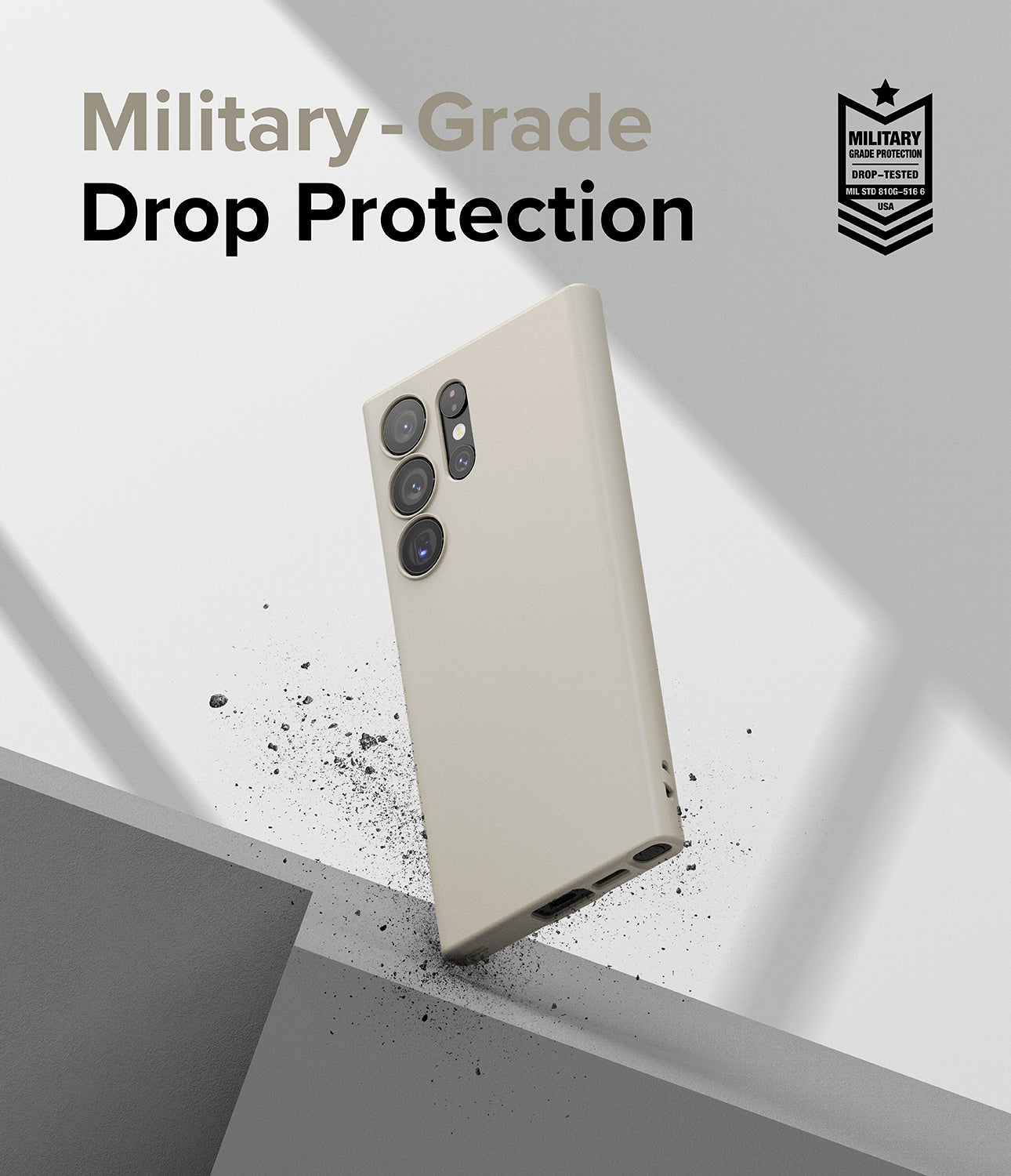 Galaxy S23 Ultra Case | Air-S Stone - Military-Grade Drop Protection.