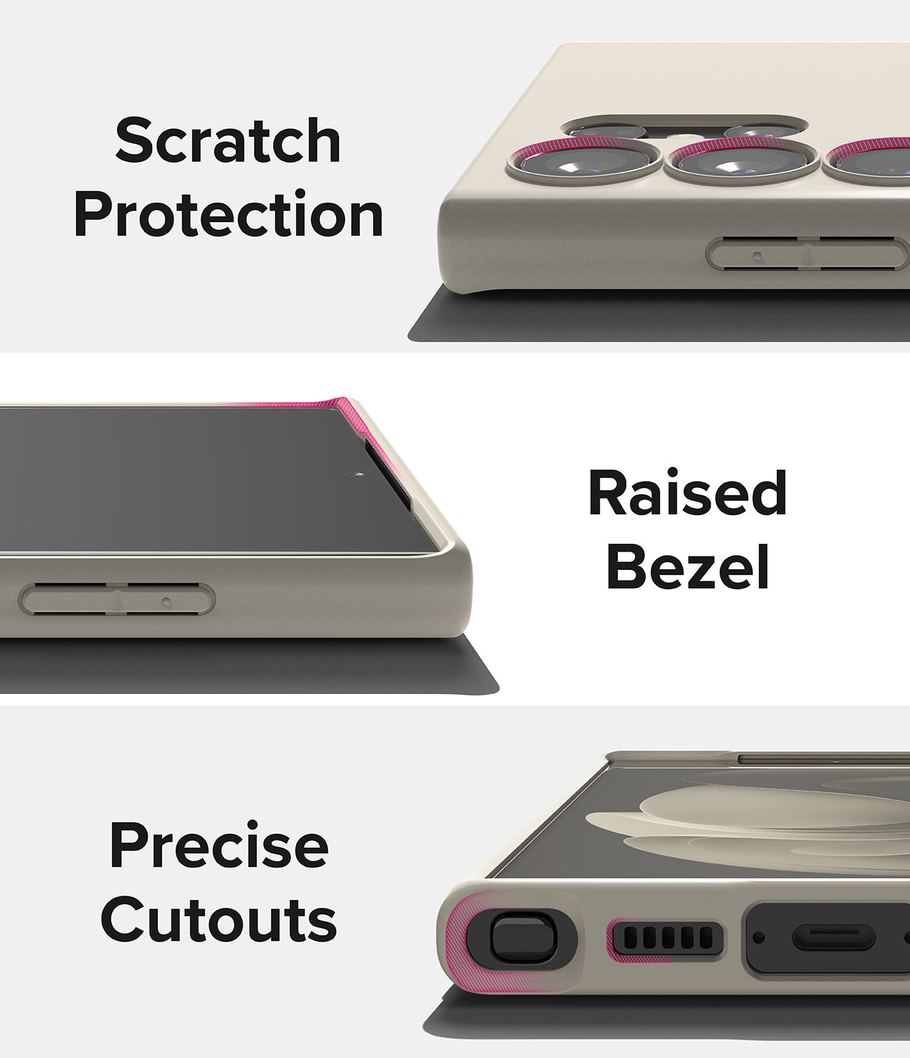 Galaxy S23 Ultra Case | Air-S Stone - Scratch Protection. Raised Bezel. Precise Cutouts.