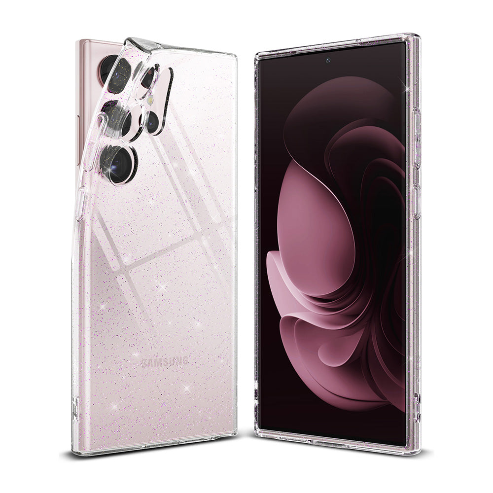 Galaxy S23 Ultra Case | Air Glitter Clear
