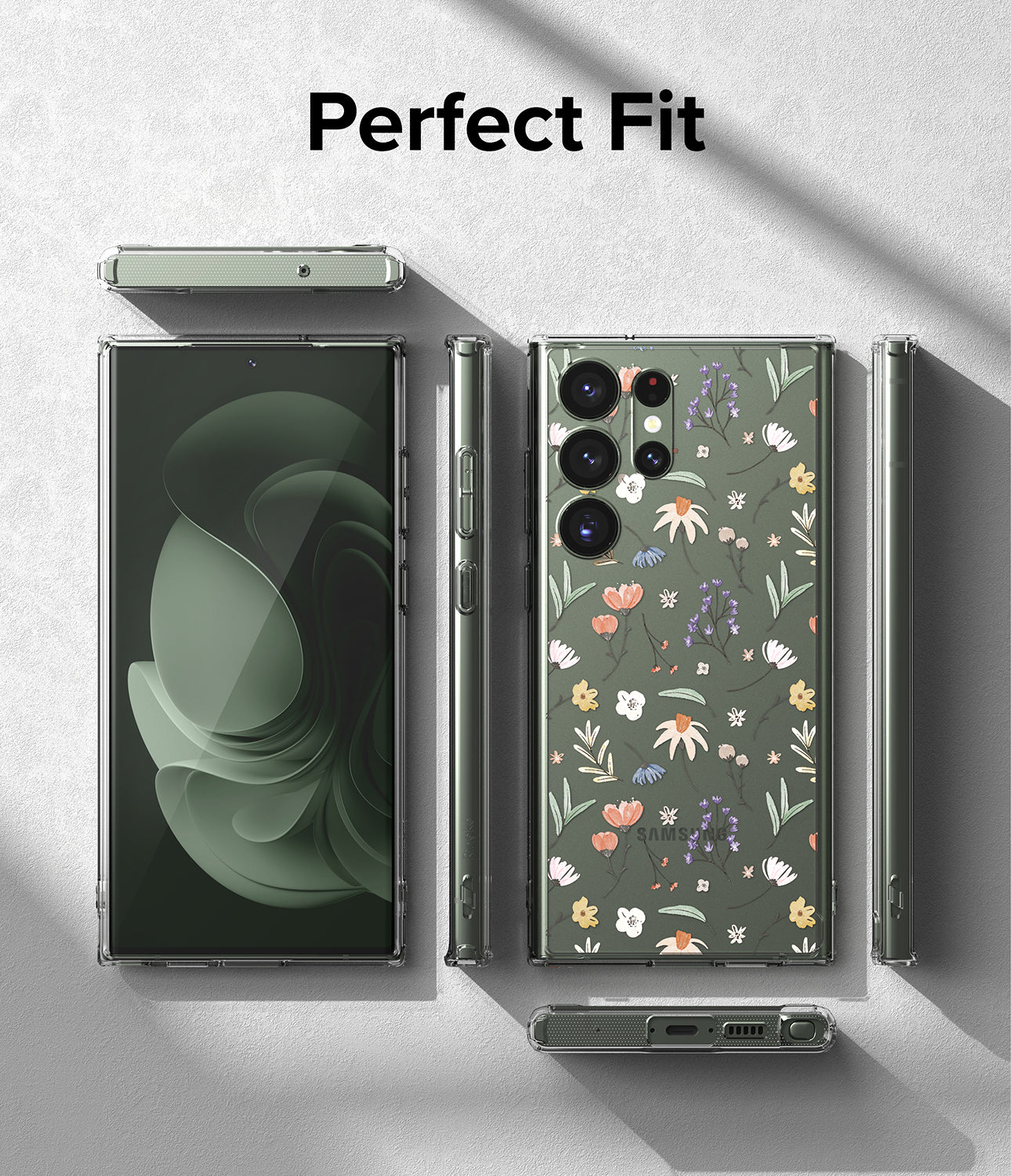 Galaxy S23 Ultra Case | Fusion Design Dry Flowers - Perfect Fit