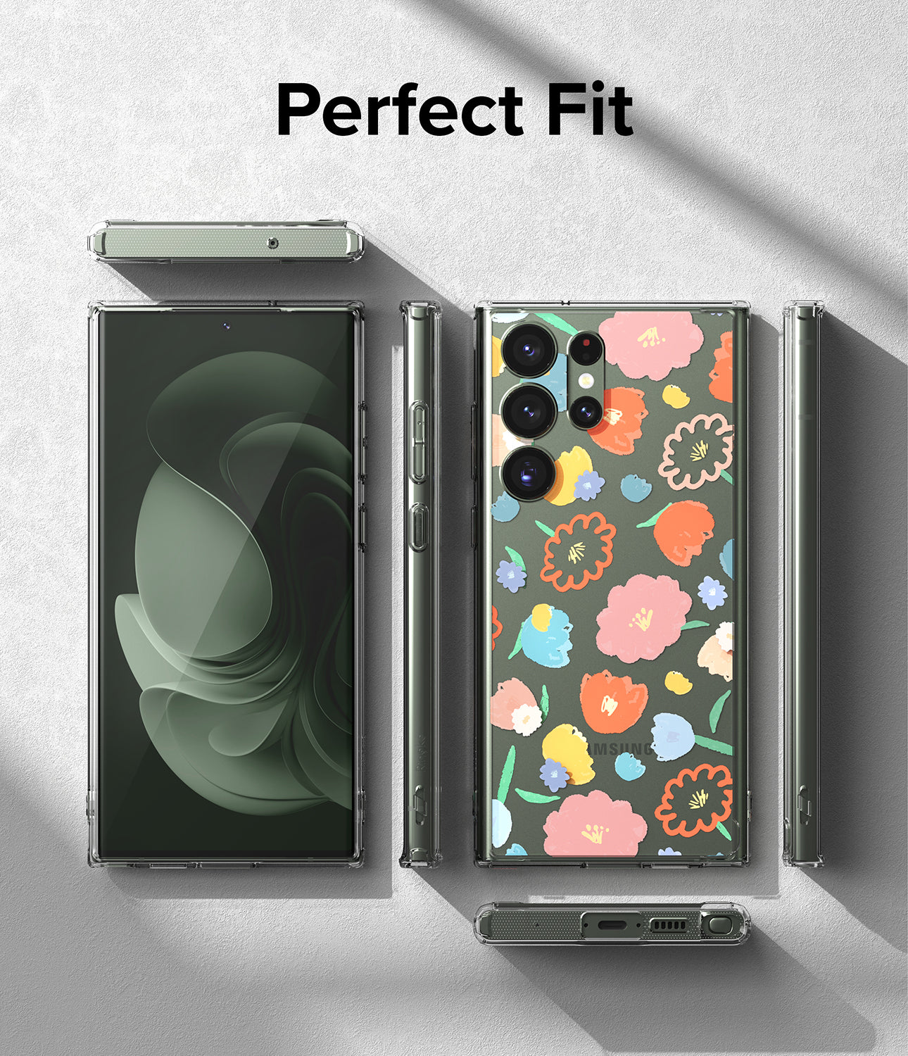 Galaxy S23 Ultra Case | Fusion Design Floral - Perfect Fit.