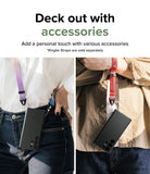 Galaxy S23 Ultra Case | Fusion - Matte Smoke Black - Deck out with accessories. Add a personal touch with various accessories.