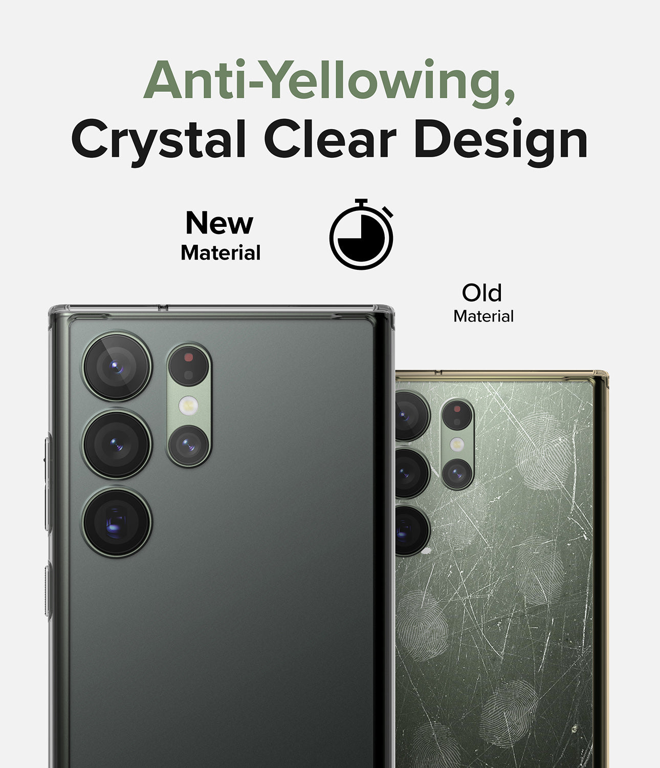 Galaxy S23 Ultra Case | Fusion - Matte Smoke Black - Anti-Yellowing, Crystal Clear Design.