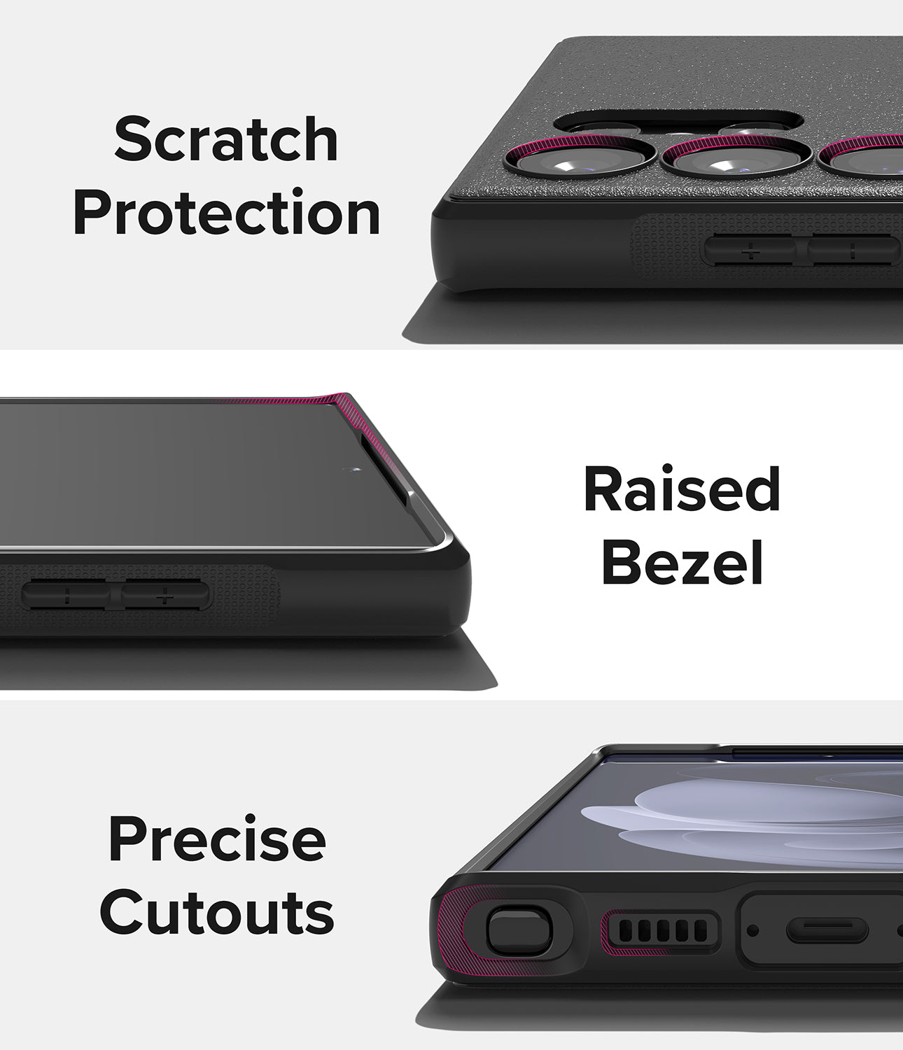 Galaxy S23 Ultra Case | Onyx Design X- Scratch Protection. Raised Bezel. Precise Cutouts.