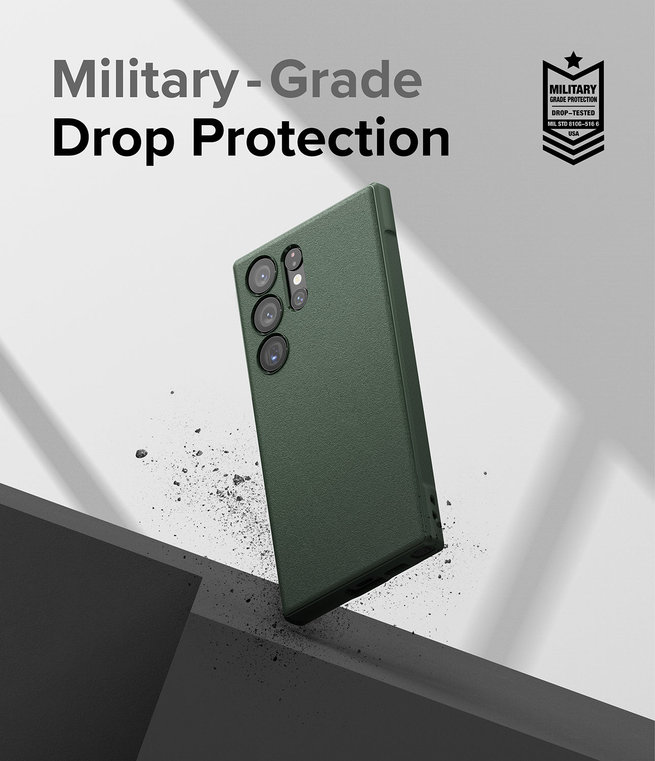 Galaxy S23 Ultra Case | Onyx - Dark Green - Military-Grade Drop Protection.