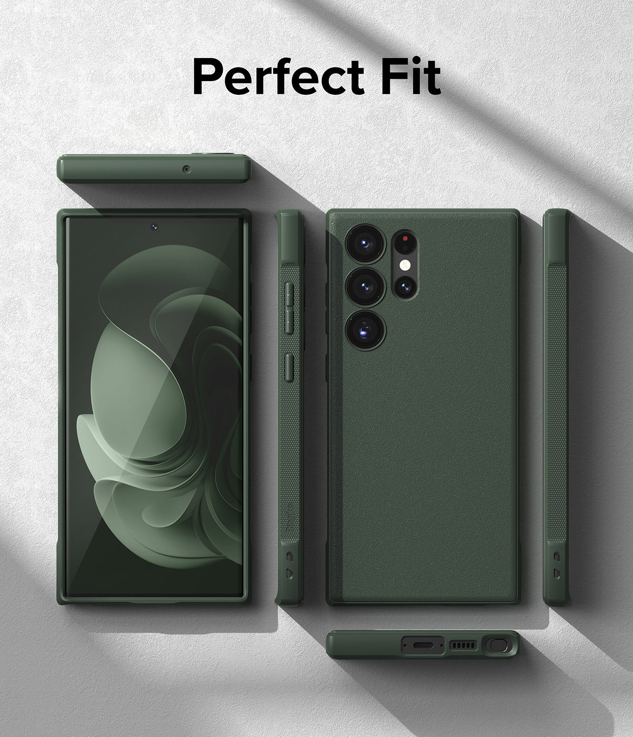 Galaxy S23 Ultra Case | Onyx - Dark Green - Perfect Fit.
