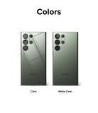 Galaxy S23 Ultra Case | Slim - Matte Clear - Colors