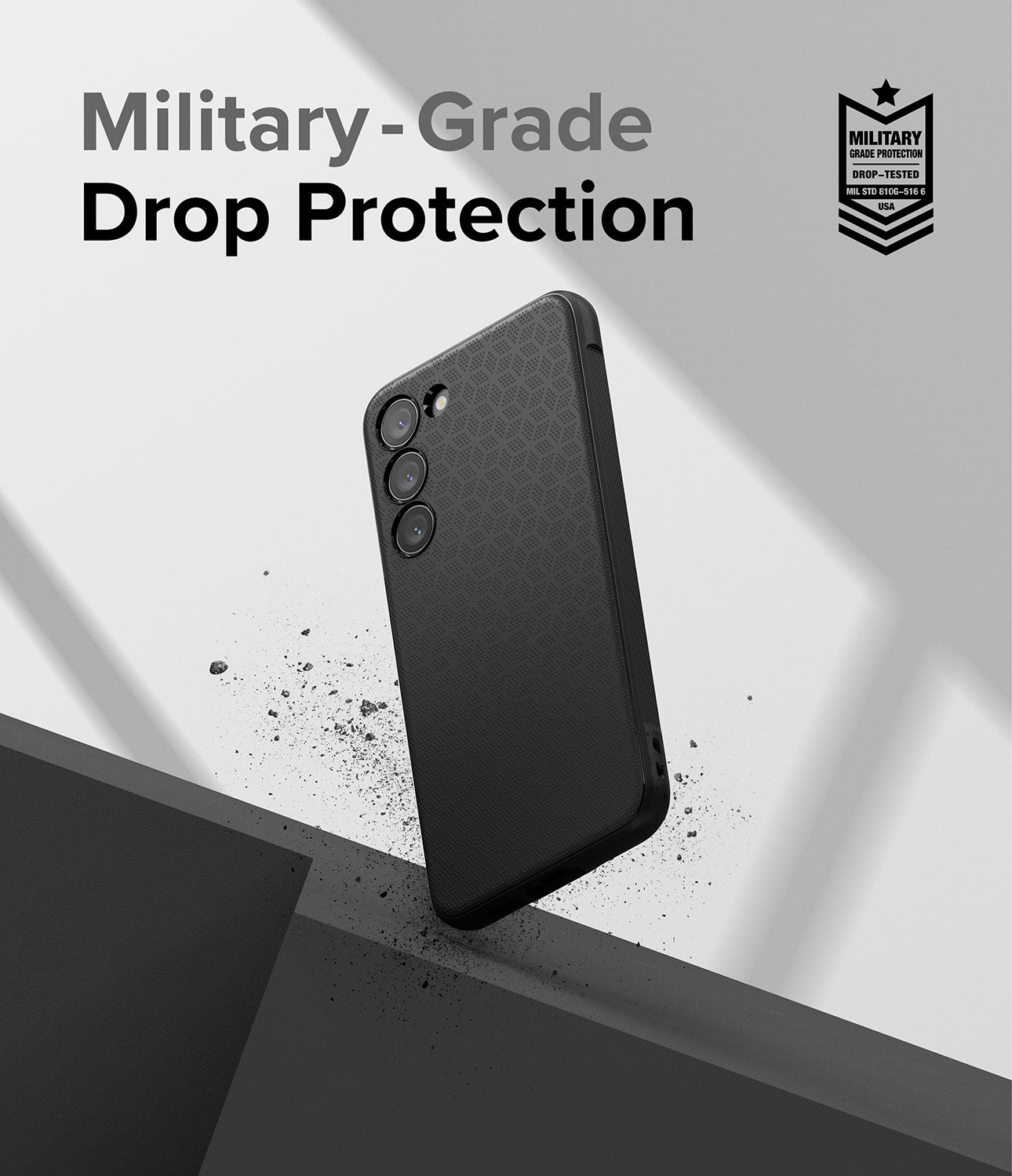 Galaxy S23 Plus Case | Onyx Black - Military-Grade Drop Protection.