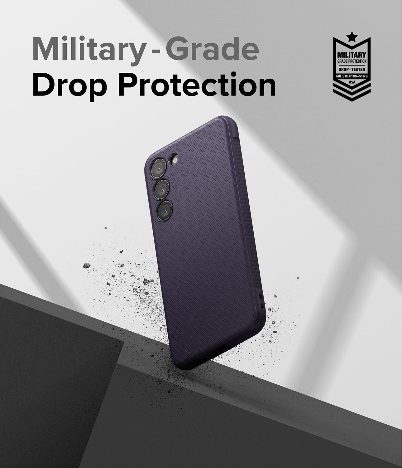 Galaxy S23 Plus Case | Onyx Deep Purple - Military-Grade Drop Protection.