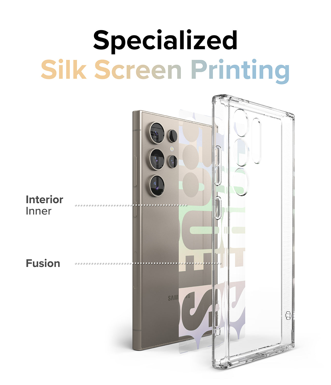 Galaxy S24 Ultra Case | Fusion Design - Seoul - Specialized Silk Screen Printing.
