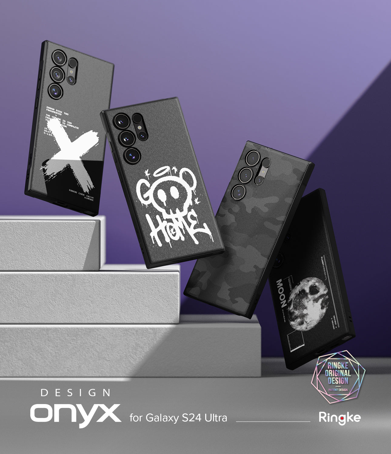 Galaxy S24 Ultra Case | Onyx Design - Moon - By Ringke