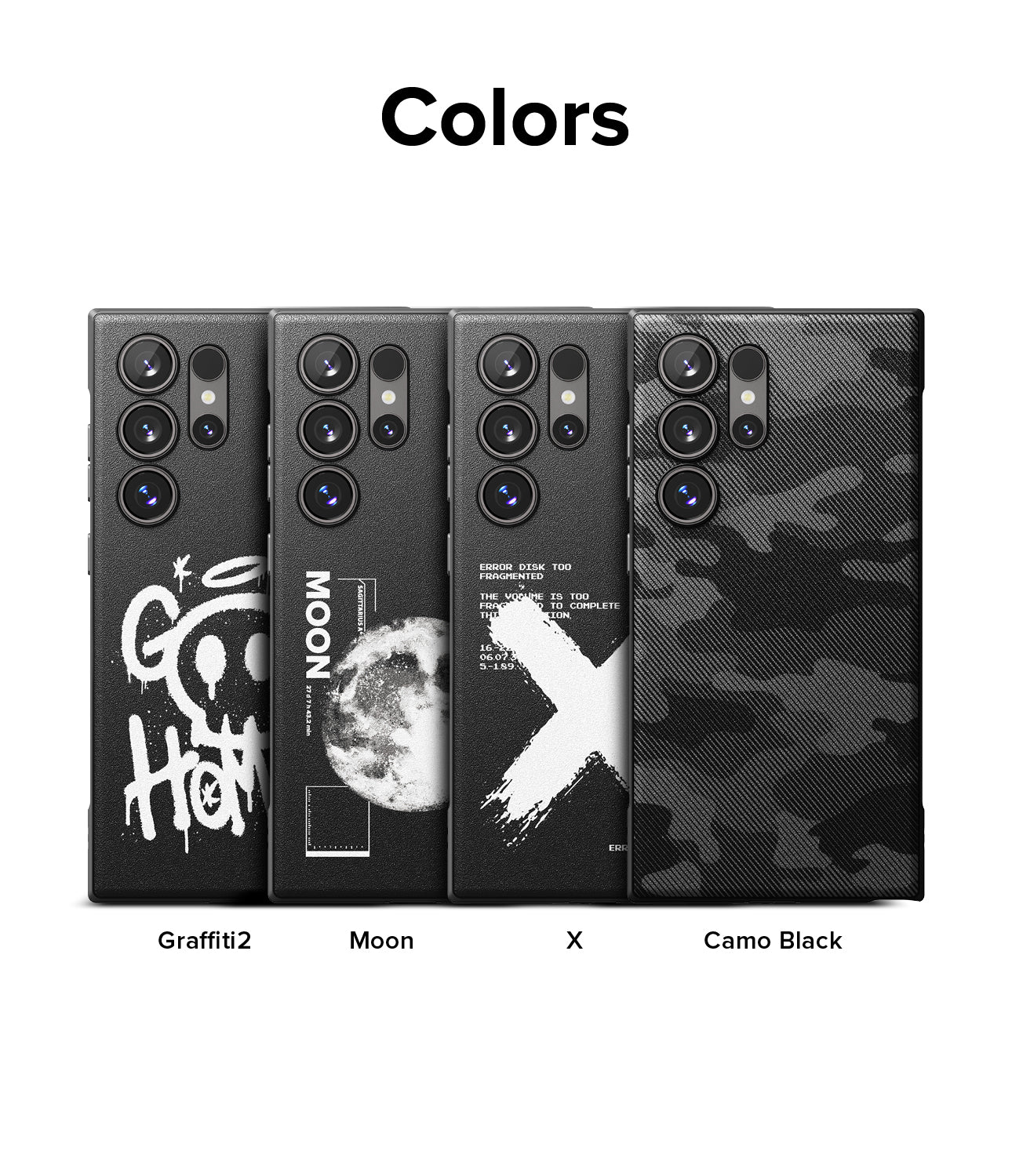 Galaxy S24 Ultra Case | Onyx Design - X - Colors