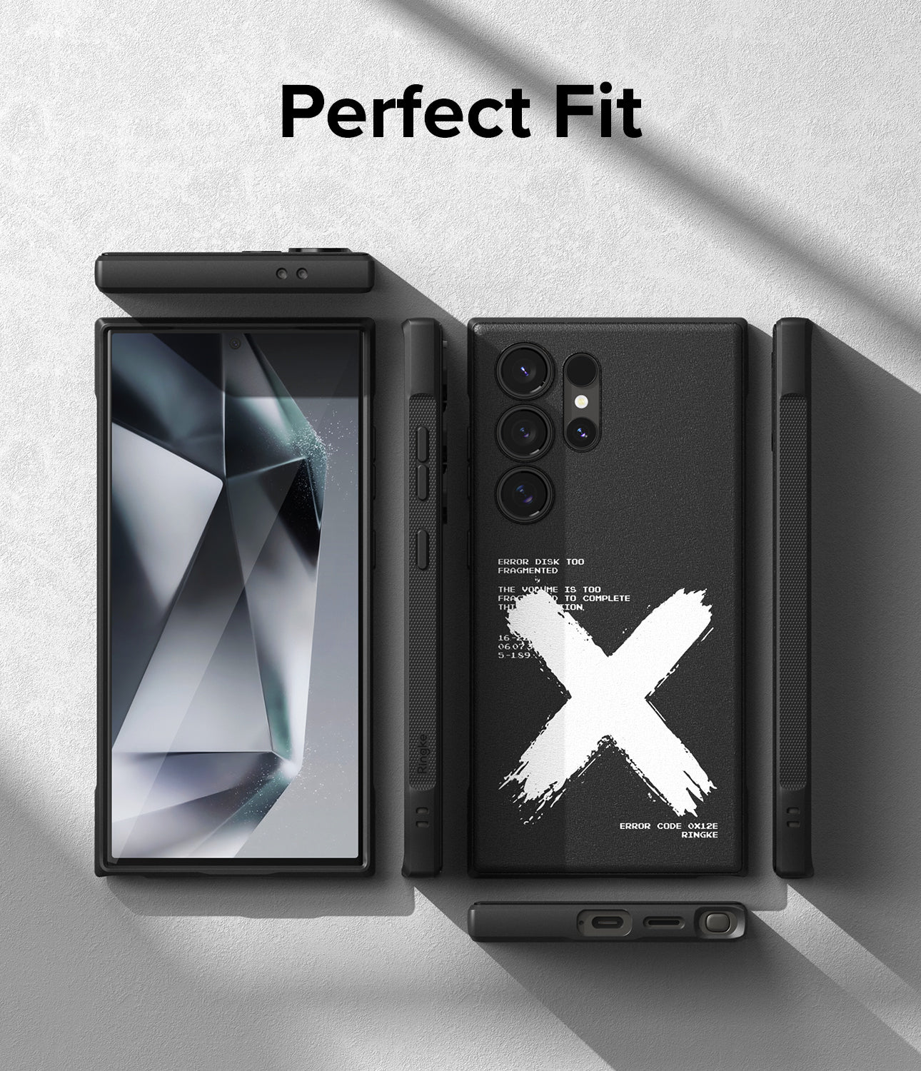 Galaxy S24 Ultra Case | Onyx Design - X - Perfect Fit.