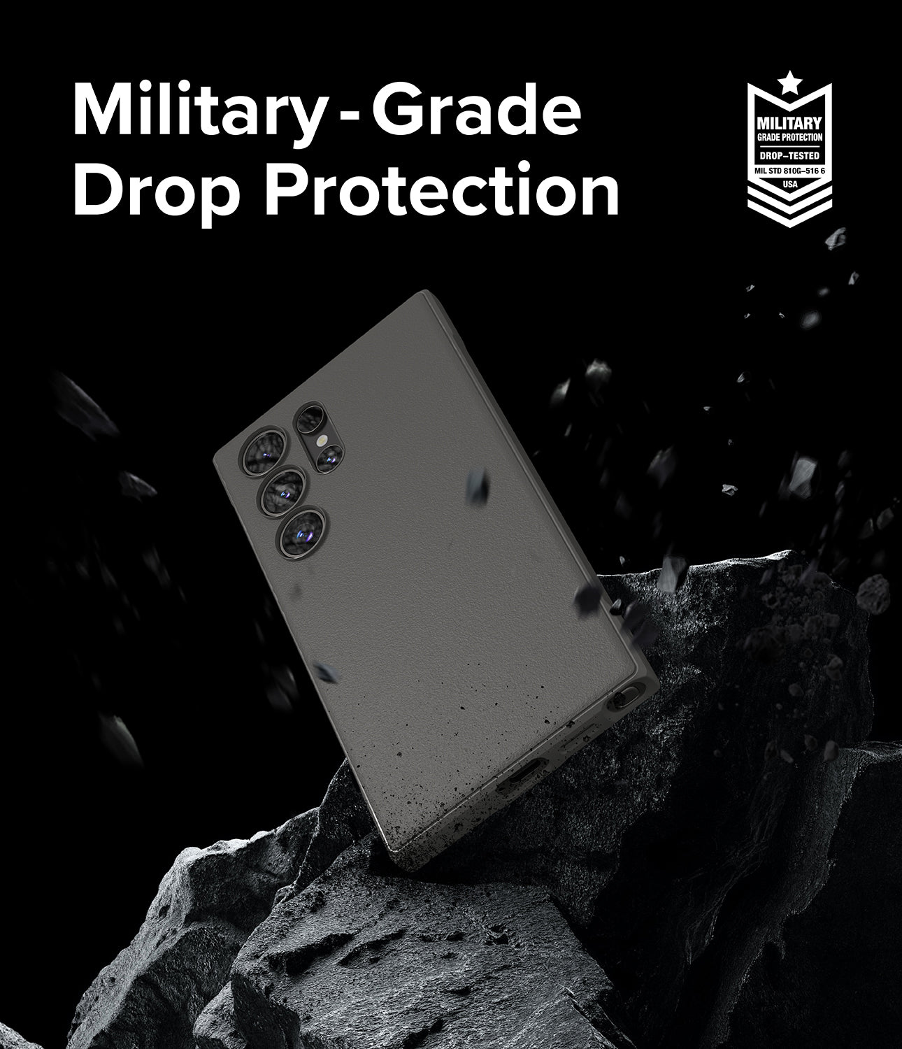 Galaxy S24 Ultra Case | Onyx - Gray - Military-Grade Drop Protection