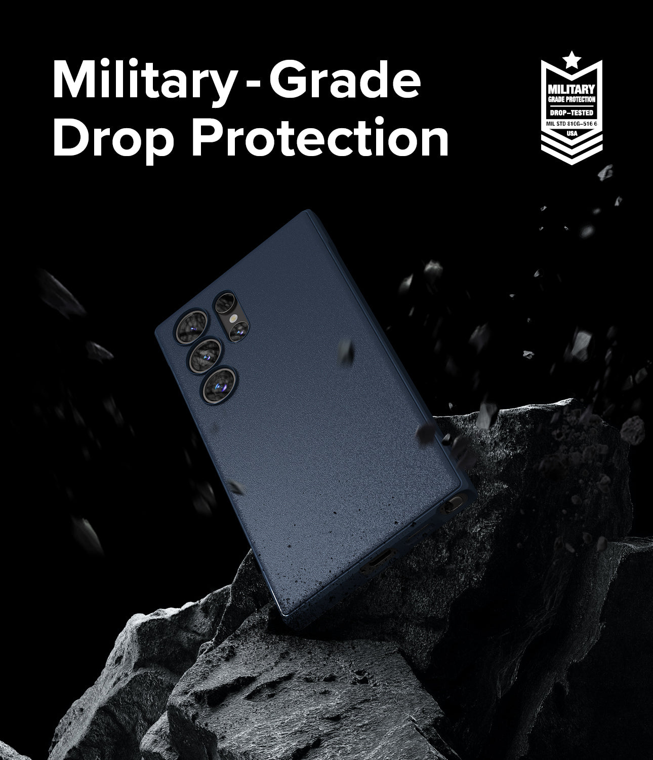 Galaxy S24 Ultra Case | Onyx - NavyGalaxy S24 Ultra Case | Onyx - Navy - Military-Grade Drop Protection.