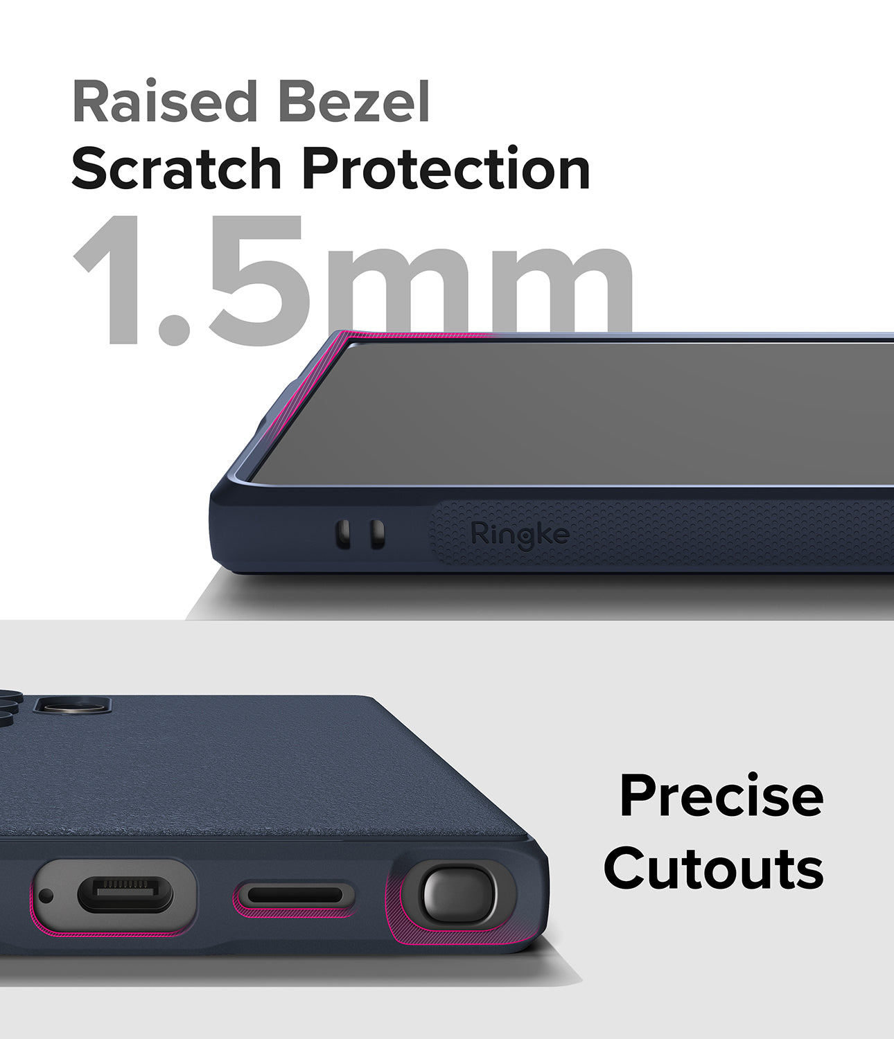 Galaxy S24 Ultra Case | Onyx - NavyGalaxy S24 Ultra Case | Onyx - Navy - Raised Bezel Scratch Protection. Precise Cutouts.
