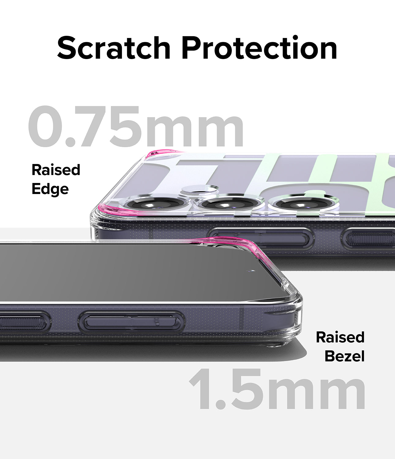 Galaxy S24 Case | Fusion Design - Seoul - Scratch Protection Raised Edge and Raised Bezel.