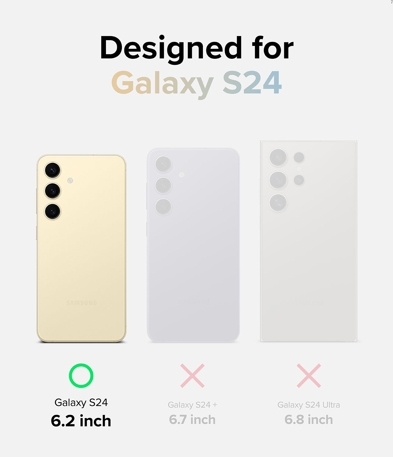 Galaxy S24 Case | Fusion Design - Designed for Galaxy S24
