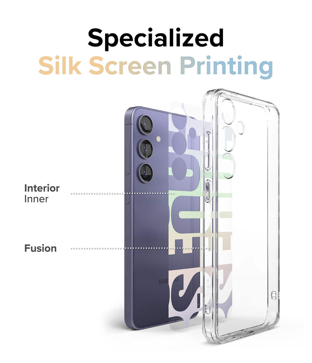 Galaxy S24 Case | Fusion Design - Seoul - Specialized Silk Screen Printing.