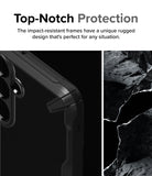 Galaxy S24 Case | Fusion-X - Black - Top-Notch Protection. The impact-resistant frames have a unique rugged design that's perfect for any situation.