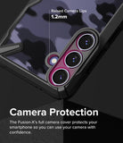 Galaxy S24 Case | Fusion-X - Camera Protection. The Fusion-X's full camera cover protects your smartphone so you can use your camera with confidence.