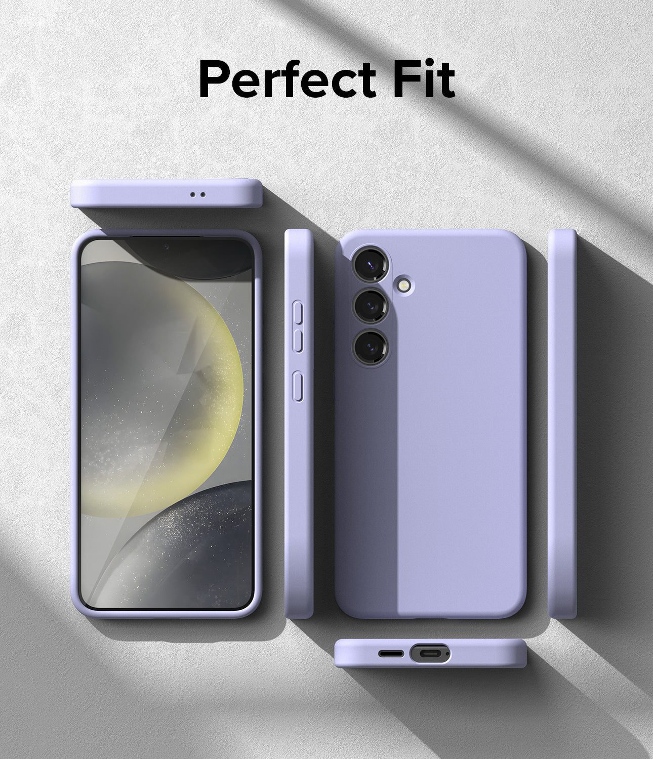 Galaxy S24 Case | Silicone Magnetic - Lavender - Perfect Fit