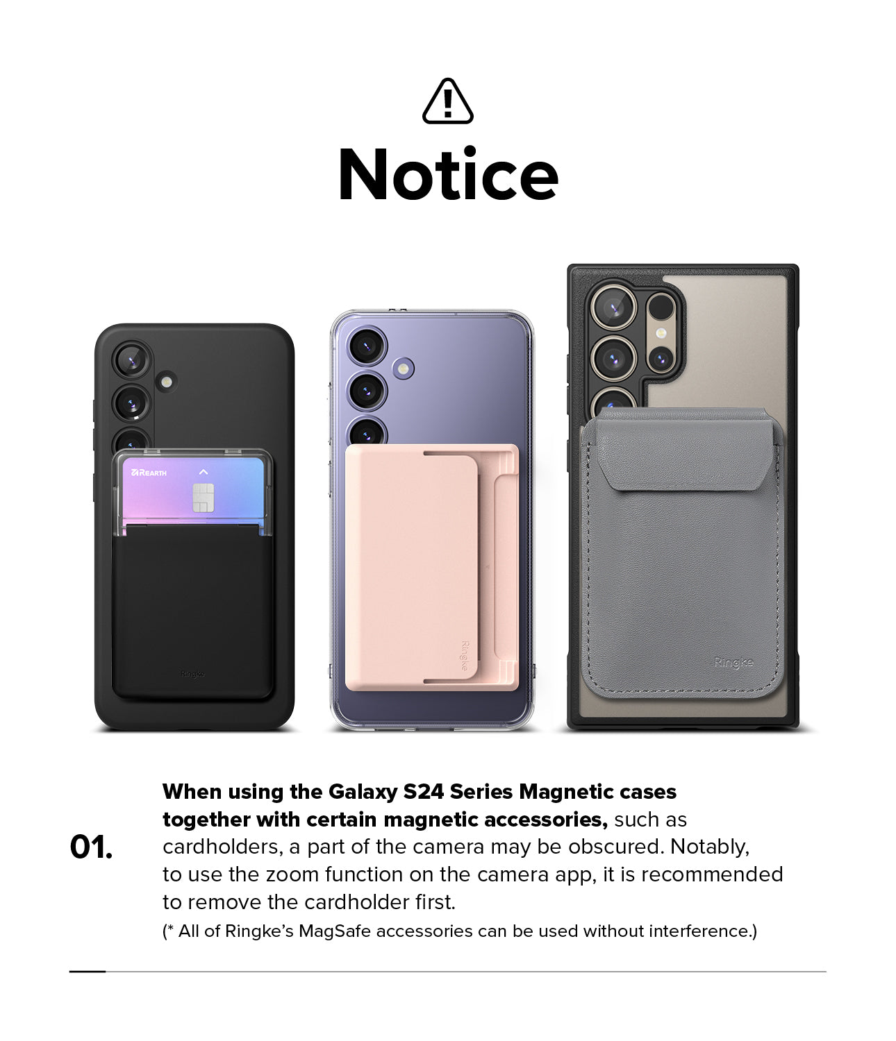 Galaxy S24 Case | Silicone Magnetic - Lavender - Notice.