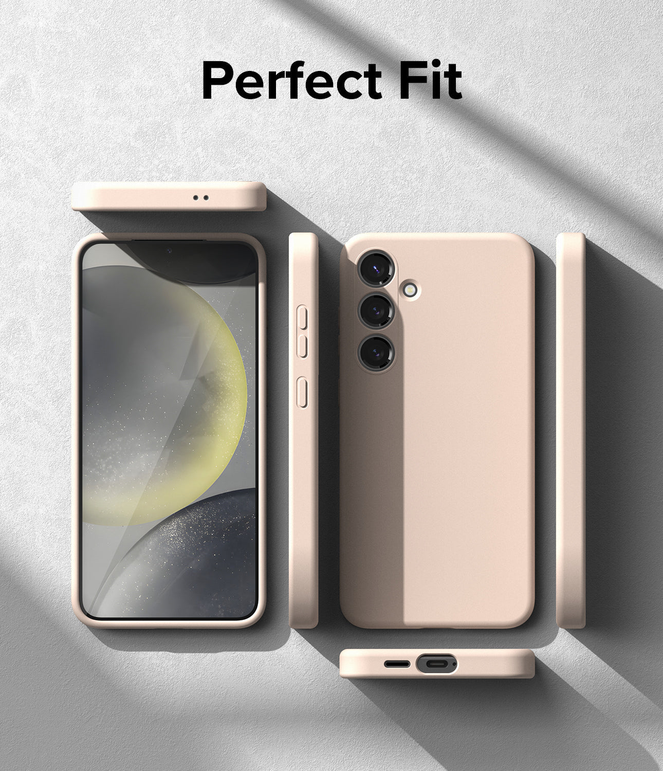 Galaxy S24 Case | Silicone Magnetic - Pink Sand - Perfect Fit